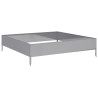 Canteiro elevado de jardim 100x100x26 cm aço galvanizado 2