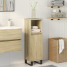 Armario de baño madera contrachapada roble Sonoma 30x30x100 cm 3
