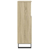 Armario de baño madera contrachapada roble Sonoma 30x30x100 cm 5