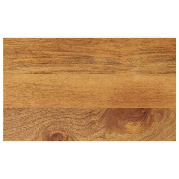 Tablero de mesa rectangular madera maciza mango 50x30x3.8 cm D