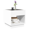 Mesa de centro con Infinity LED blanco 50x50x50 cm 5