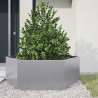 Jardinera hexagonal acero galvanizado 138x120x45 cm 1