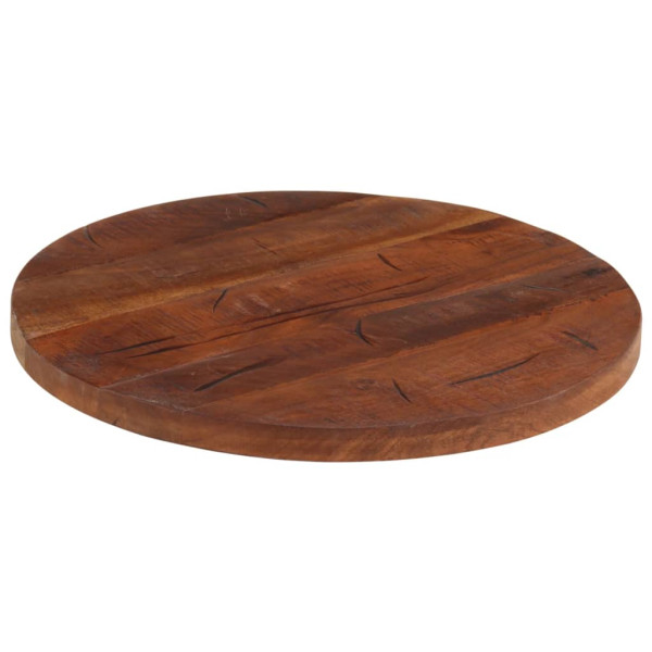 Tablero de mesa redondo madera maciza reciclada Ø 60x2.5 cm M 2