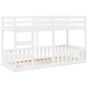 Litera de madera maciza de pino 80x200 cm H