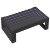 Mesa de centro luzes LED Infinity 90x53x30 cm preto 3