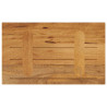 Tablero de mesa rectangular madera maciza mango 50x20x3.8 cm 5