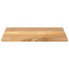 Tablero de mesa rectangular madera maciza mango 90x50x3.8 cm 3