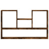 Estantería de pared madera ingeniería roble ahumado 99x15x60 cm 4