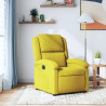 Sillón reclinable terciopelo amarillo 1