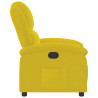 Sillón reclinable terciopelo amarillo 4