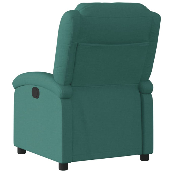 Sillón reclinable eléctrico tela verde oscuro M 5