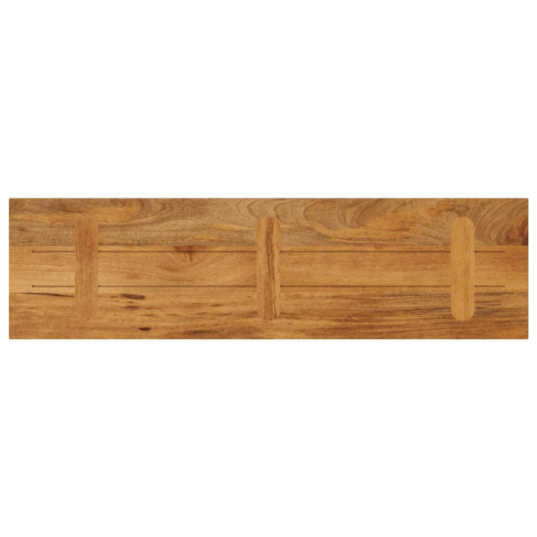 Tablero de mesa rectangular madera maciza mango 100x30x2.5 cm M 5