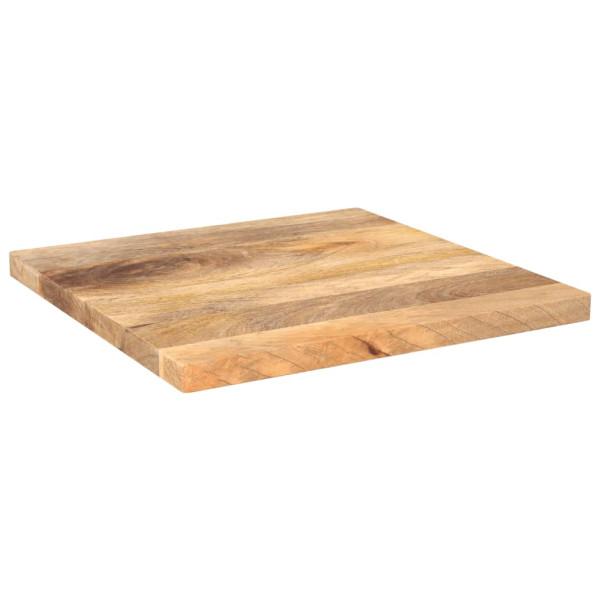Tablero de mesa cuadrado madera maciza de mango 60x60x2.5 cm M 2