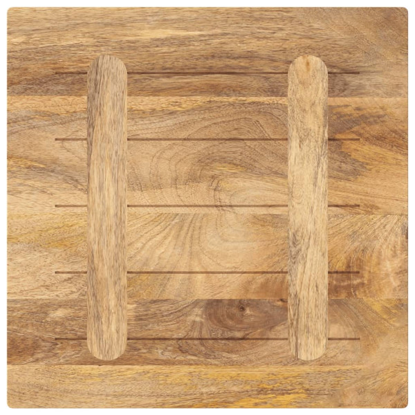 Tablero de mesa cuadrado madera maciza de mango 50x50x3.8 cm M 5