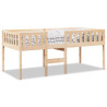 Cama para niños sin colchón madera maciza de pino 90x190 cm 2