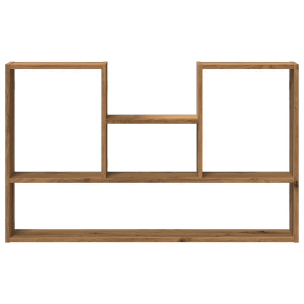 Estantería de pared madera ingeniería roble artisian 99x15x60cm M 4
