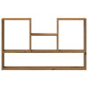 Estantería de pared madera ingeniería roble artisian 99x15x60cm 4