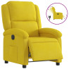 Sillón reclinable eléctrico de terciopelo amarillo 2