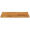 Tablero de mesa rectangular madera maciza mango 60x20x3.8 cm 3