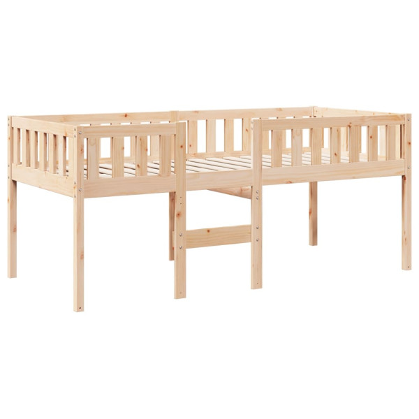 Cama para niños sin colchón madera maciza de pino 75x190 cm M 3
