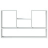 Estantería de pared madera de ingeniería blanco 99x15x60 cm 4
