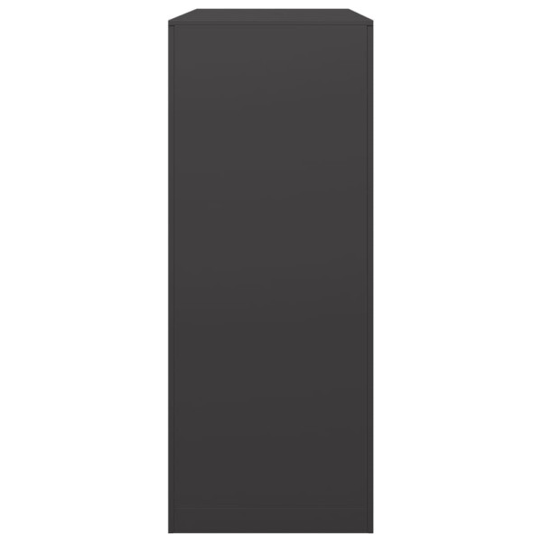 Suporte para lenha 100x40x100 cm aço preto M 5