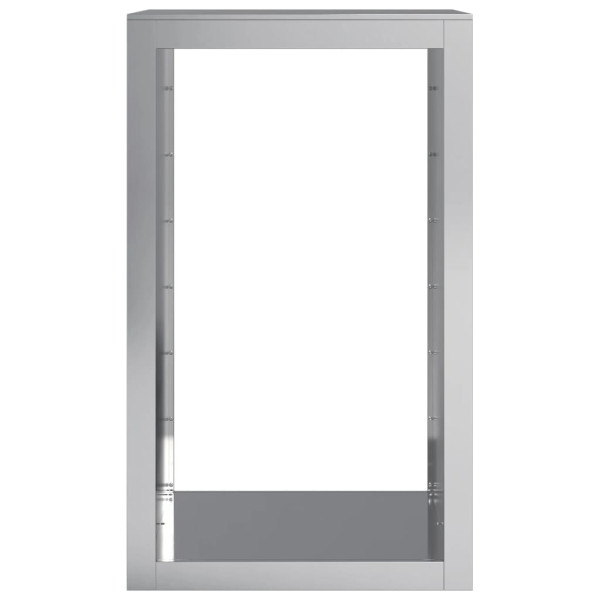 Suporte para lenha 60x40x100 cm aço galvanizado M 4