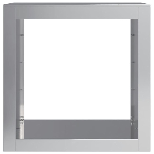 Suporte para lenha 60x40x60 cm aço galvanizado M 4