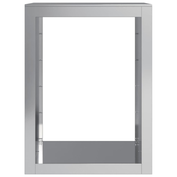 Suporte para lenha 60x40x80 cm aço galvanizado M 4