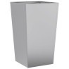 Vaso/floreira de jardim 45x45x75 cm aço galvanizado 2