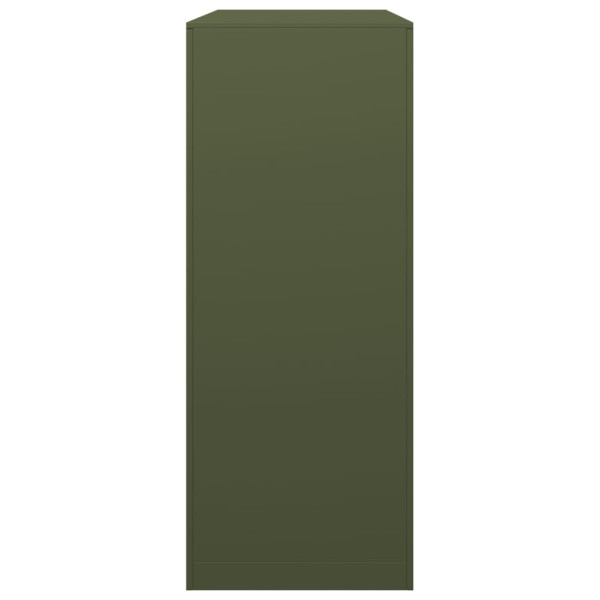 Suporte para lenha 100x40x100 cm aço verde M 5