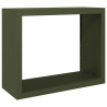 Suporte para lenha 100x40x80 cm aço verde 2