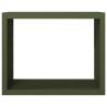 Suporte para lenha 100x40x80 cm aço verde 4