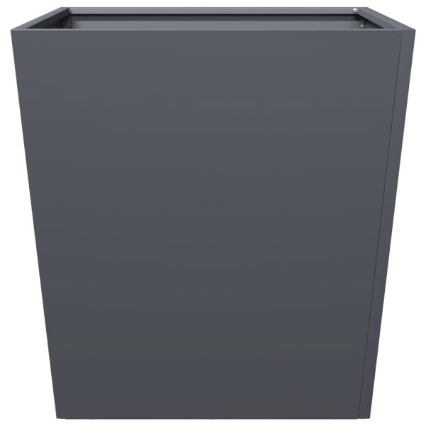 Vaso/floreira de jardim 50x50x50 cm aço antracite M 4