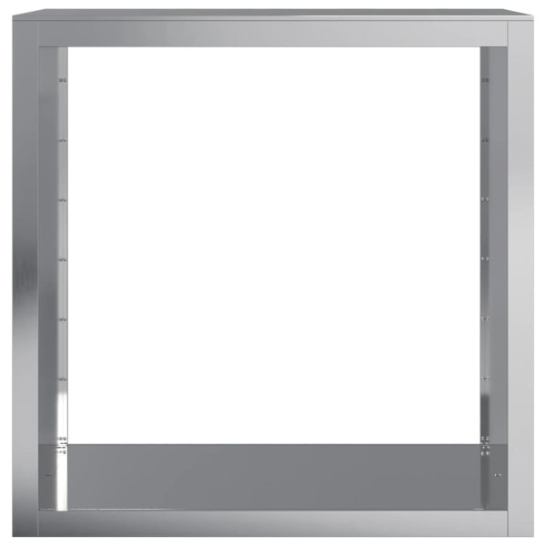 Leñero acero galvanizado 100x40x100 cm M 4