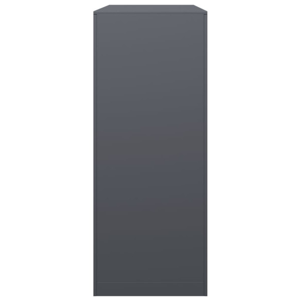 Suporte para lenha 100x40x100 cm aço antracite M 5