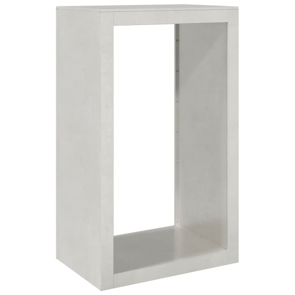 Leñero de acero inoxidable 60x40x100 cm M 2