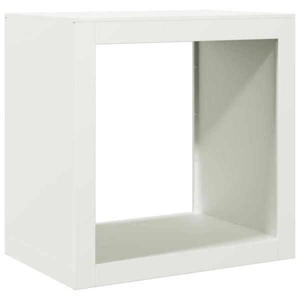 Suporte para lenha 60x40x60 cm aço branco M 2