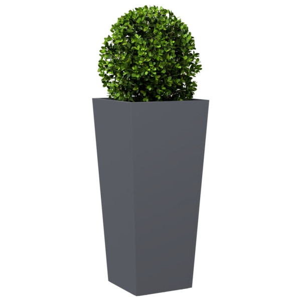 Jardinera hexagonal acero antracita 35x35x75 cm M 3