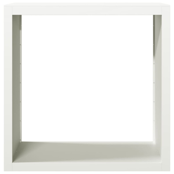 Suporte para lenha 100x40x100 cm aço branco M 4
