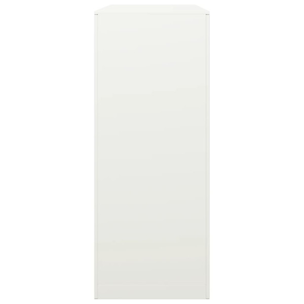 Suporte para lenha 100x40x100 cm aço branco M 5