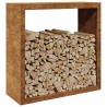Rack Lenha 100x40x100 cm aço resistente às intempéries 3