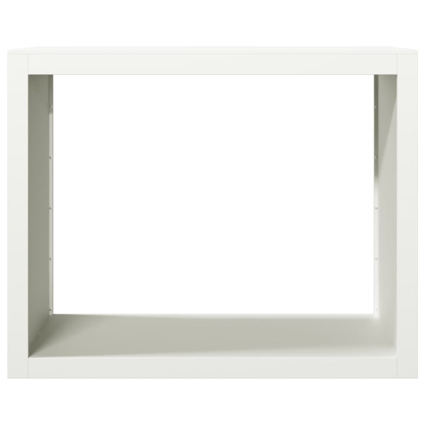 Suporte para lenha 100x40x80 cm aço branco M 4