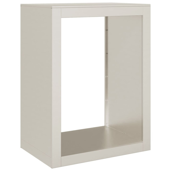 Rack Lenha 60x40x80 cm aço resistente às intempéries M 4