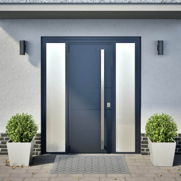 Jardineras 2 unidades acero inoxidable 40x40x40 cm M 3