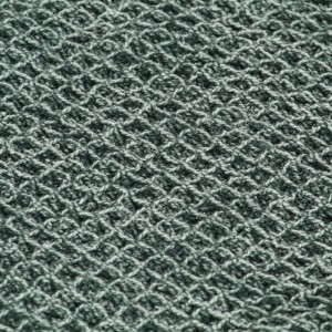 Manta de algodón verde oscuro 125x150 cm H