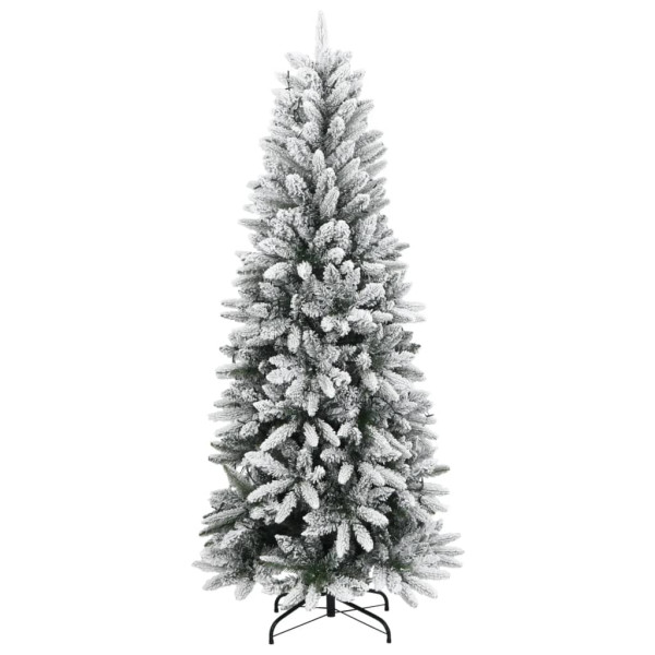 Árbol de Navidad artificial con 300 LED y nieve flocada 180 cm M 3