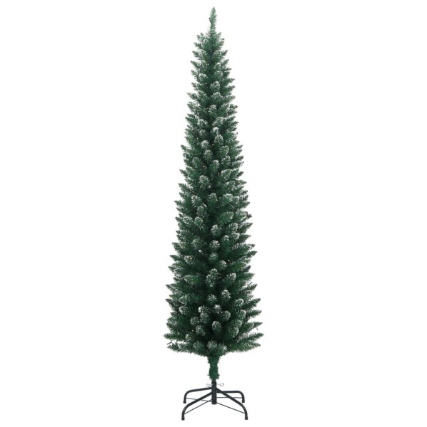 Árvore de Natal artificial fina com 300 luzes LED 180 cm M 3