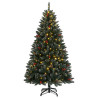 Árbol de Navidad artificial con bisagras 300 LEDs 180 cm 2