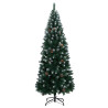 Árbol de Navidad artificial con 300 LEDs 210 cm 3